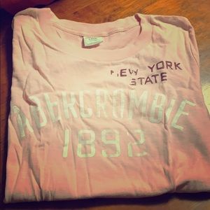 Pink Abercrombie &Fitch T-shirt